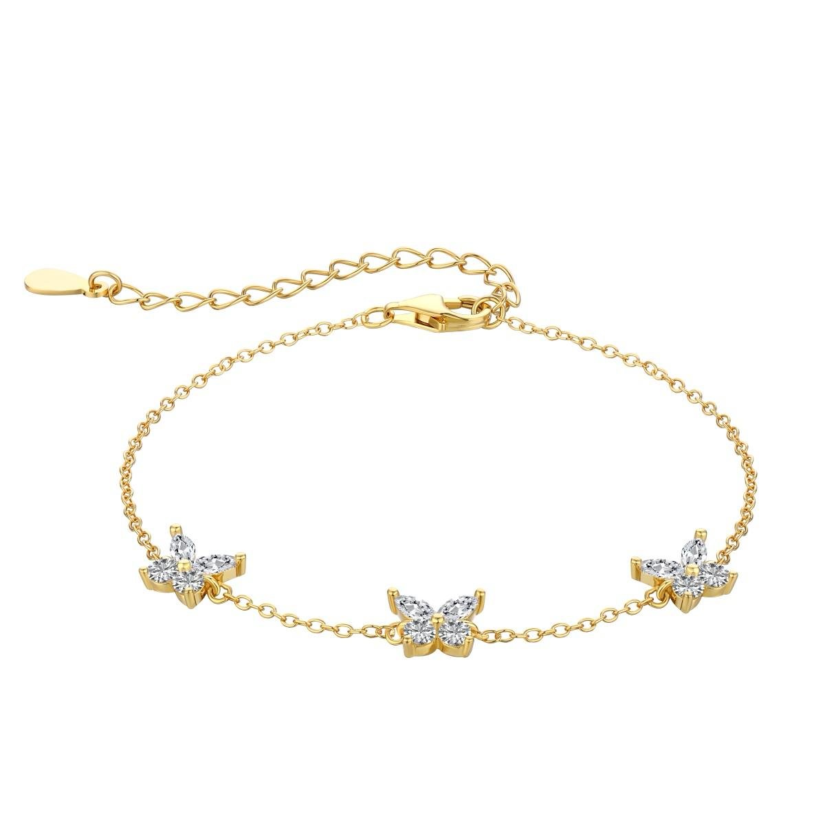 Gold flutter bracelet - Image 2