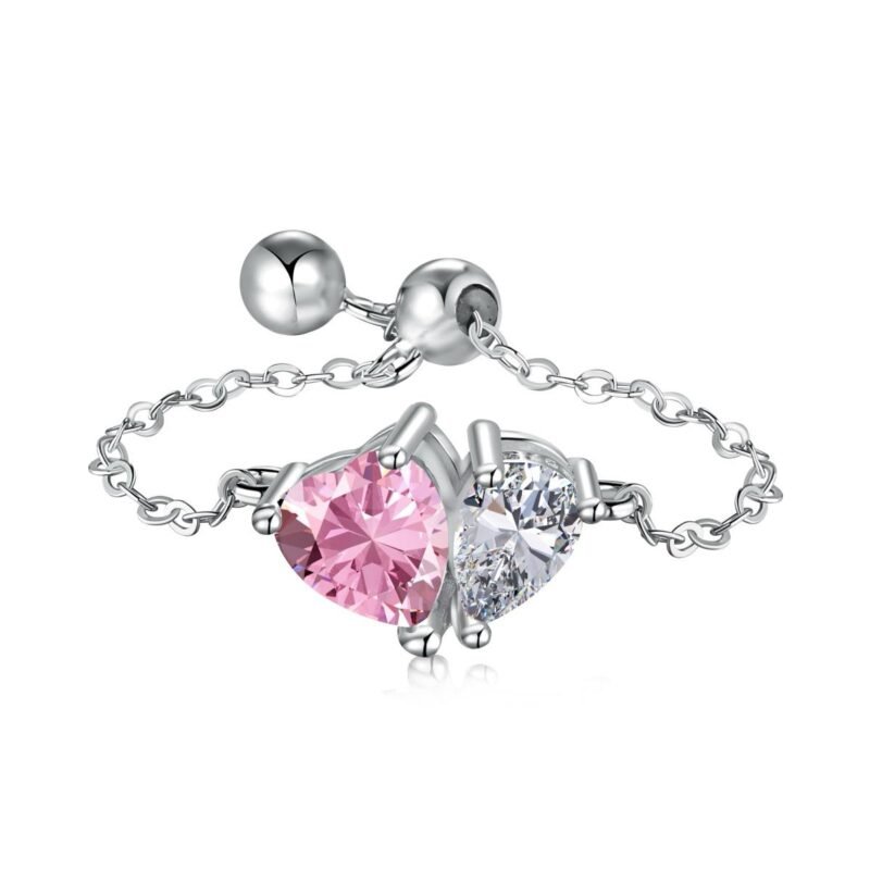 Adjustable corazón ring